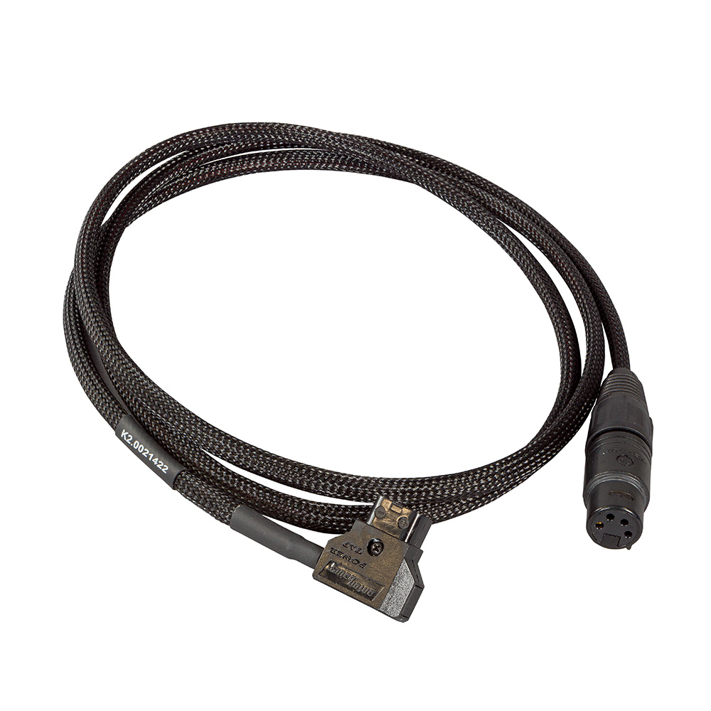 ARRI Cable 12V Battery Power, D-Tap, 4-Pin XLR, 1,5m / 5ft