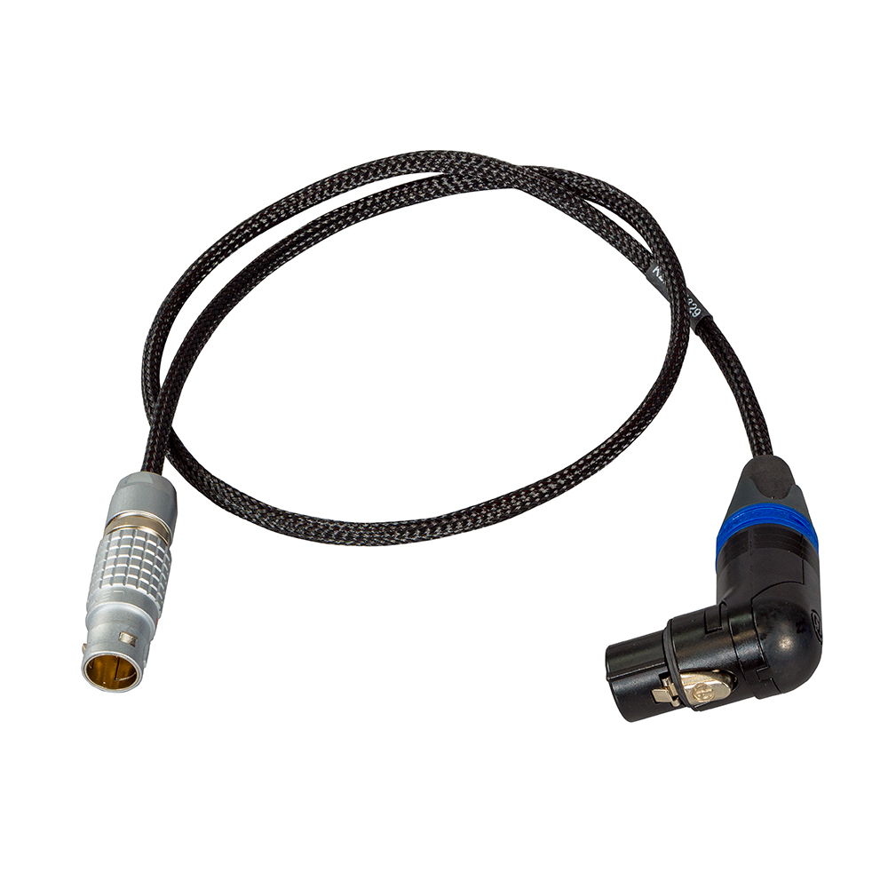 ARRI Cable Cam Power Gen.2, 4-Pin XLR, 12V, right-angled elbow, 0,7m / 2.3ft