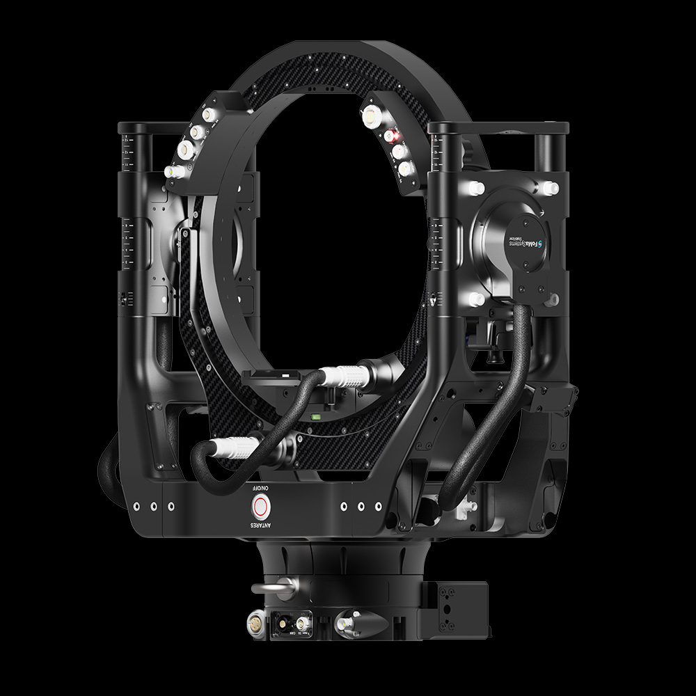 FoMa Antares Stabilized Remote Head 11 inches Slip Ring Fibre SDI