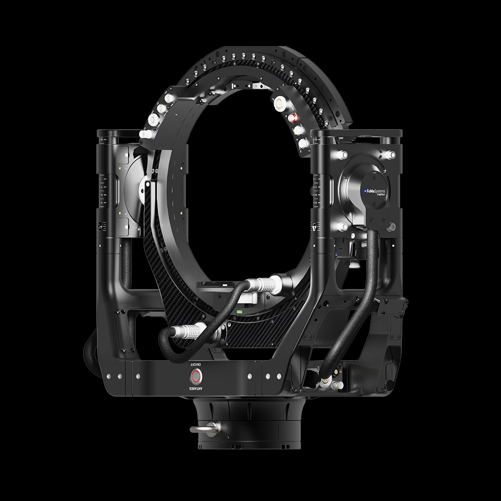 FoMa Antares Stabilized Remote Head 12 inches Hollow Axle