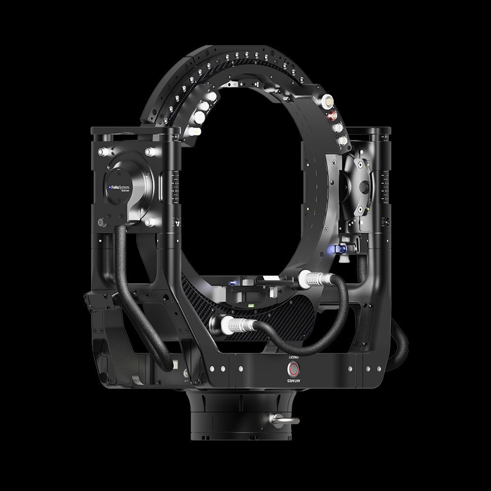 FoMa Antares Stabilized Remote Head 12 inches Hollow Axle