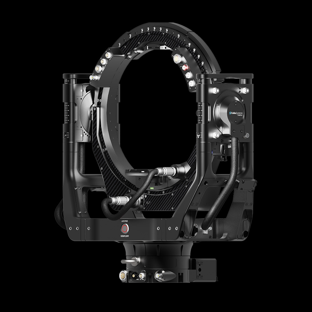 FoMa Antares Stabilized Remote Head 12 inches Slip Ring Fibre SDI