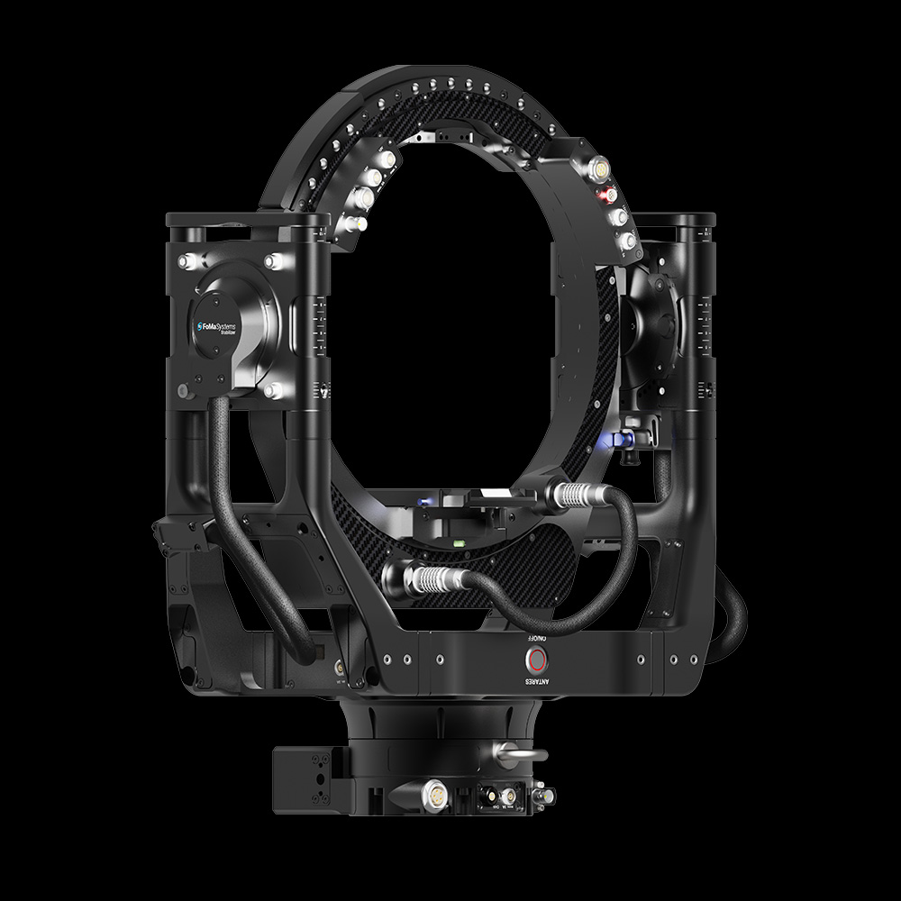 FoMa Antares Stabilized Remote Head 12 inches Slip Ring Fibre SDI