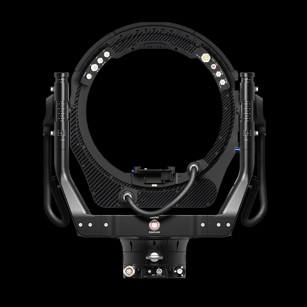 FoMa Antares Stabilized Remote Head 12 inches Slip Ring Fibre SDI