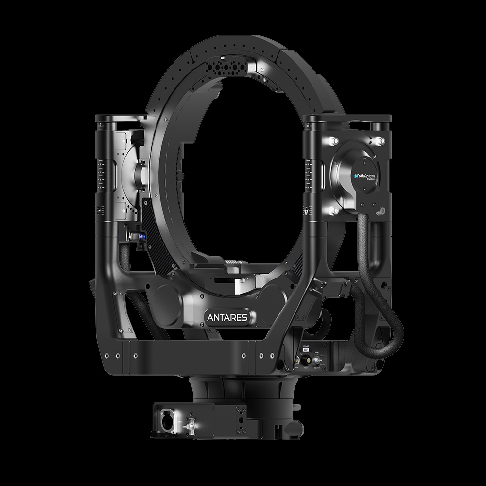 FoMa Antares Stabilized Remote Head 12 inches Slip Ring Fibre SDI