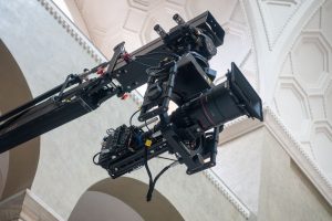 FoMaSystems FoMa Antares Remote Head on set with 6m crane in munich