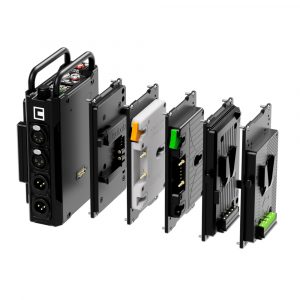 Interchangeable V-Mount, B-Mount, Gold/Gold+ plates on Mainstation MST1