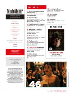 MovieMaker Fall 2025 The Future Issue Content 2